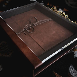 Boudoir couture box with luxury handcrafted design for storing albums in York PA