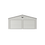 Thumbnail: Pewter Gray Vertical Style Roof Double Metal Garage