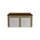 Thumbnail: 2 Car Metal Garage with Earth Brown Trim Front