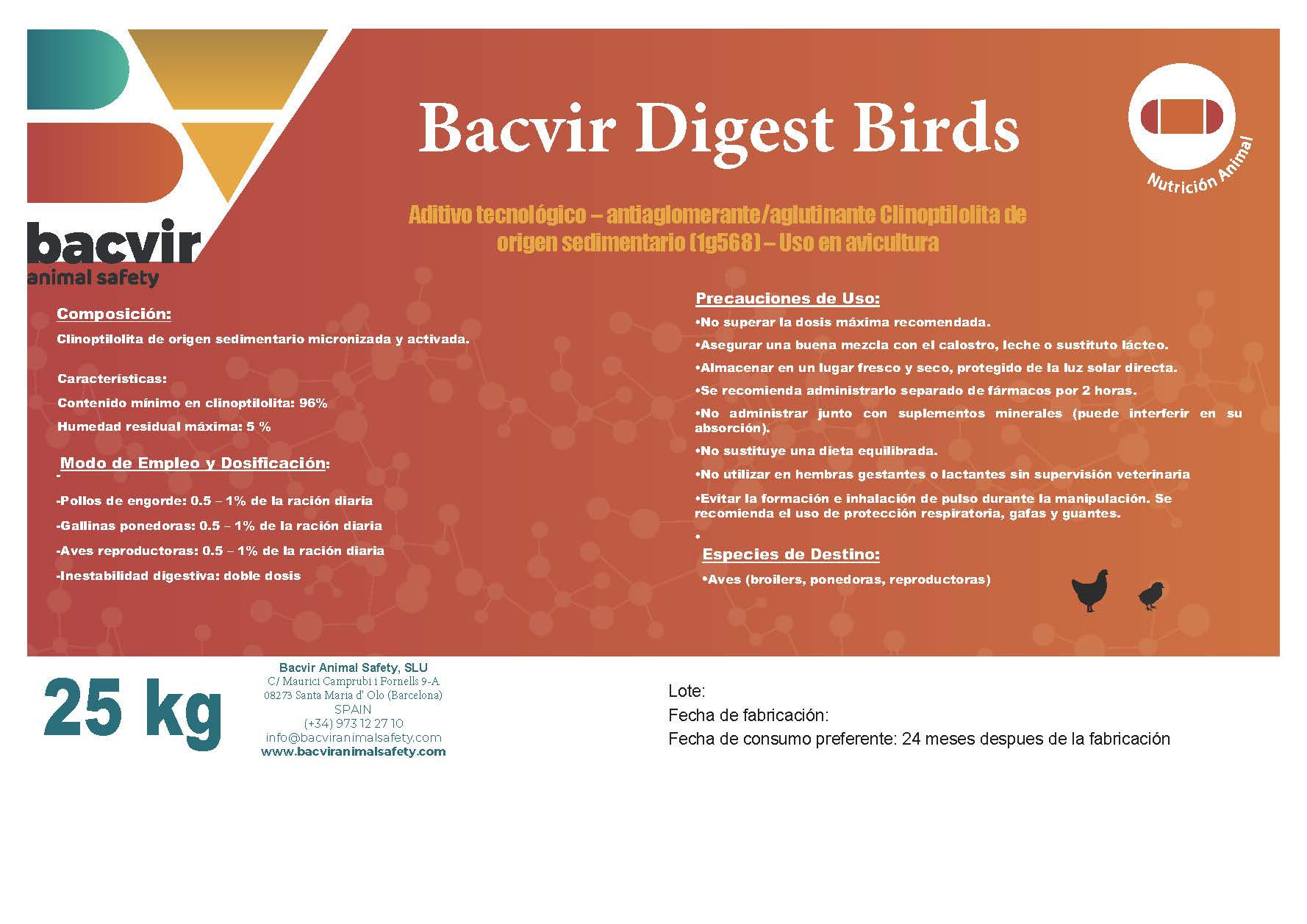 Bacvir DigestBirds