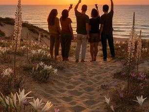 מחר, בערב שישי טיול במזג אויר נדיר בנחל שקמה בשילוב קומזיץ חברתי - לא נשארים בבית!