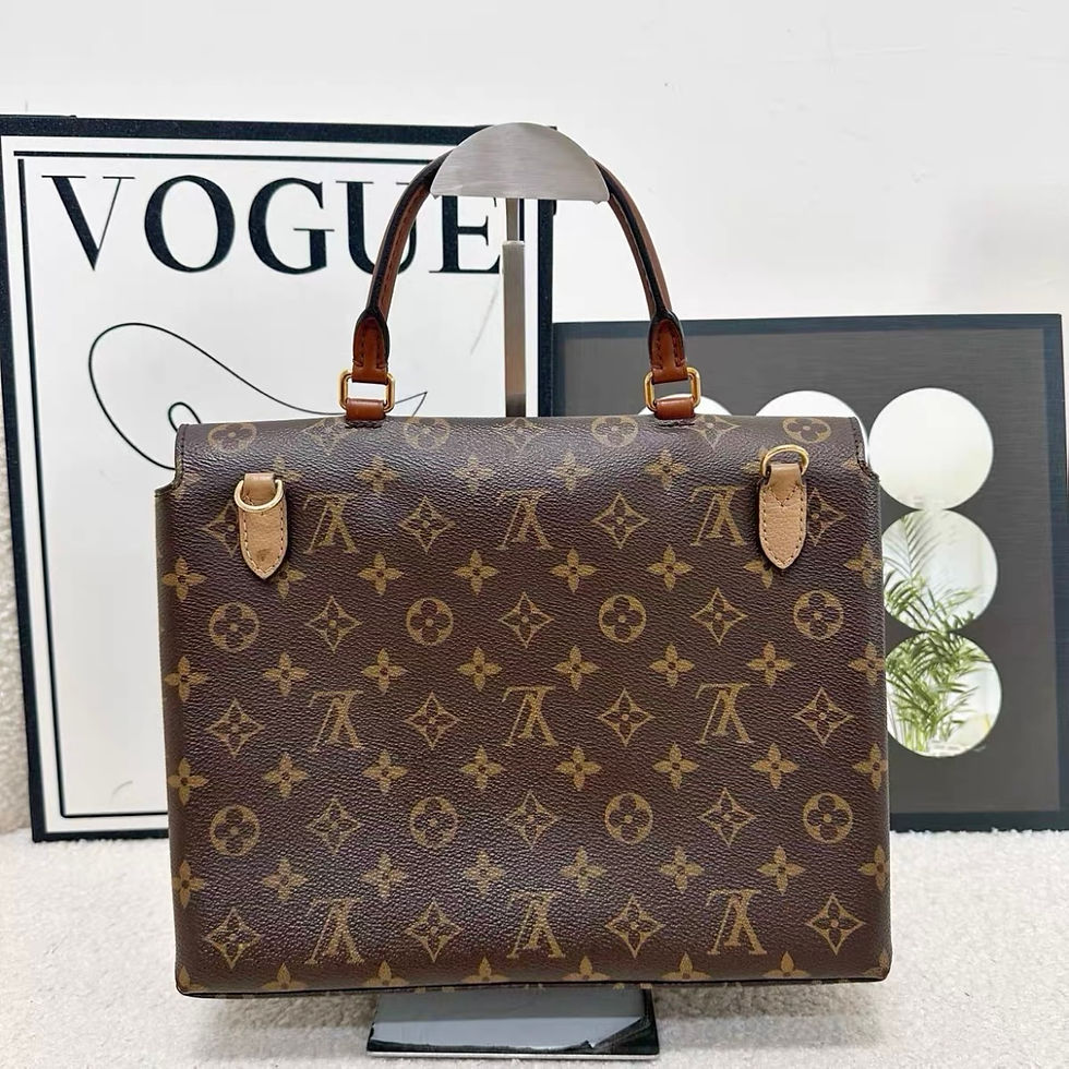 縮圖：Louis Vuitton LV Monogram Marignan Sesame LV郵差包
