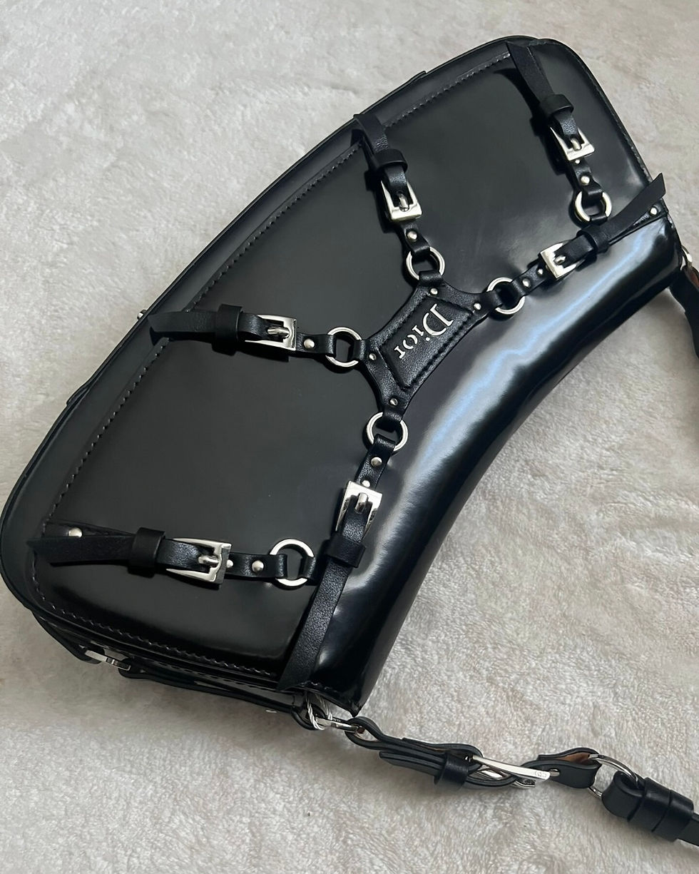 縮圖：Dior Bondage leather handbag 法棍包