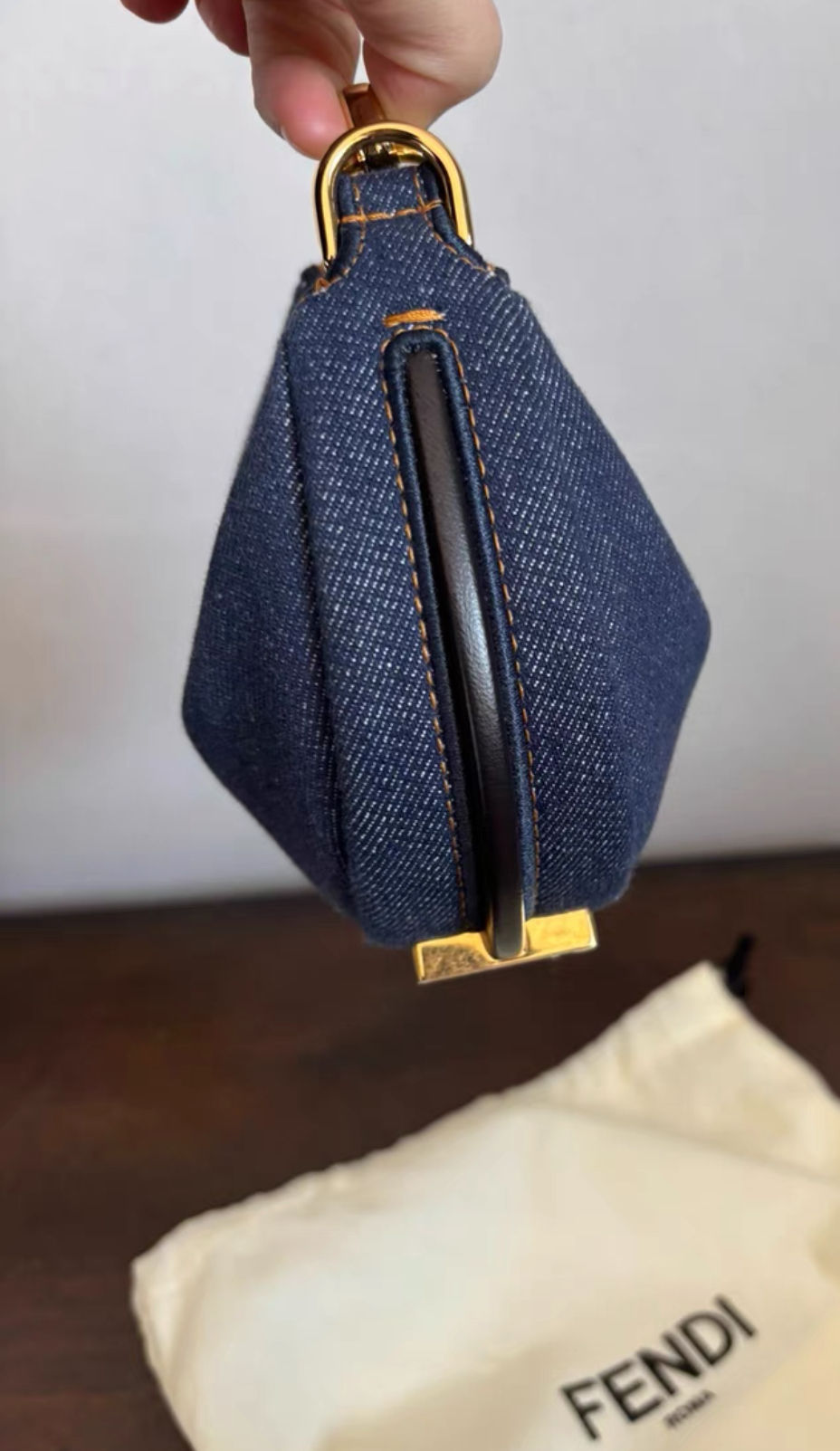 縮圖：Fendi nano fendi graphy denim