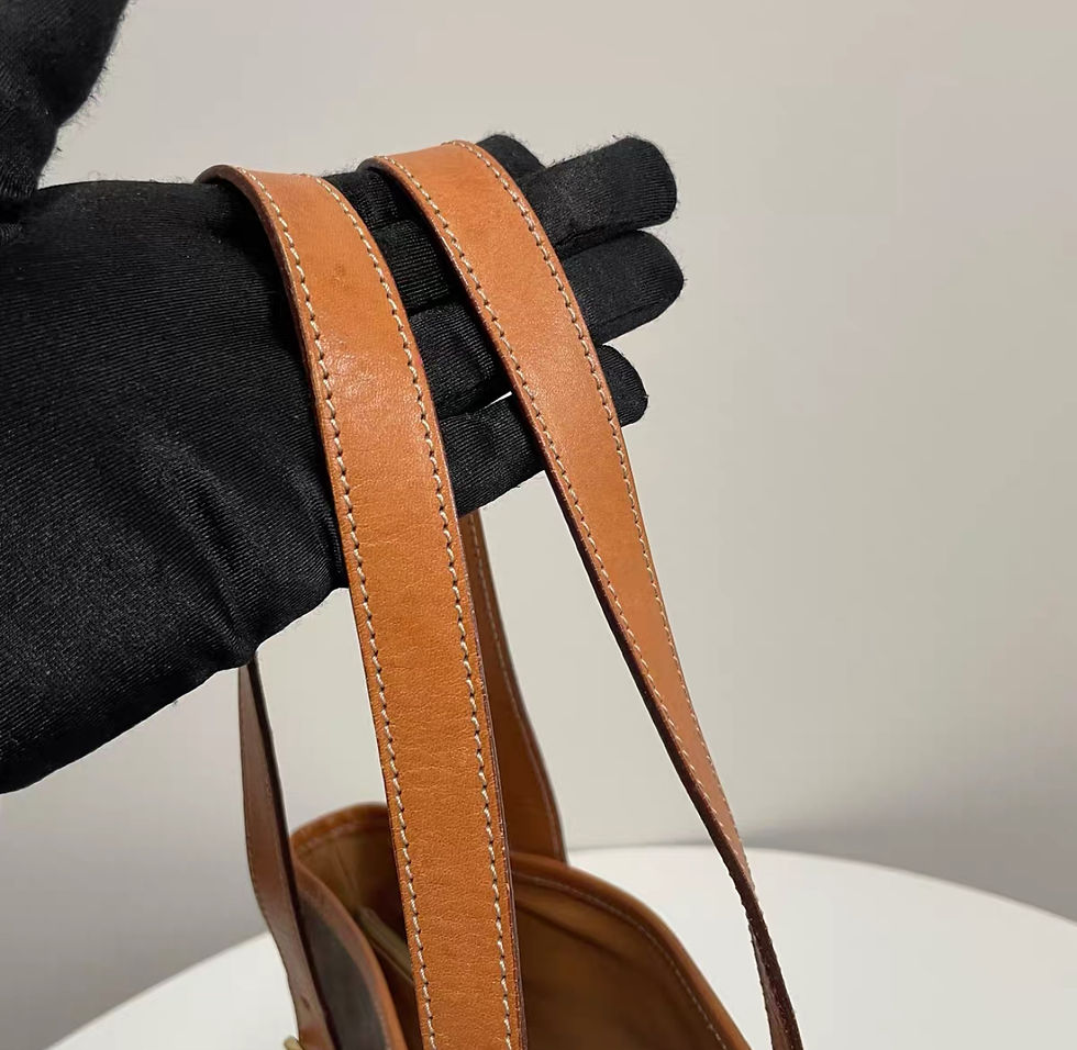 縮圖：Celine triomphe macadam vivian tote