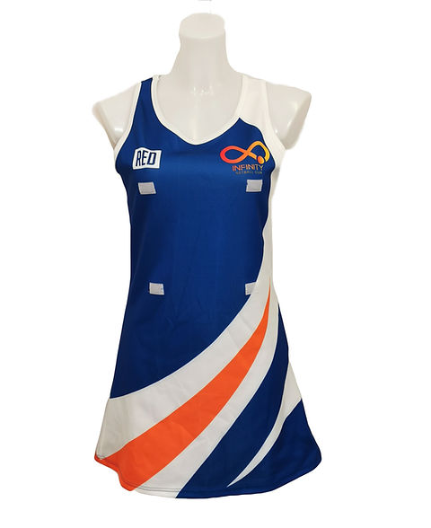Infinity Netball - Racerback Netball Dress | redsportswear Infinity Netball - Racerback Netball Dress | redsportswear