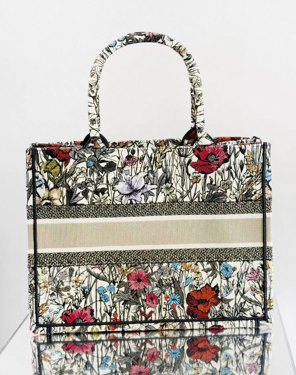 縮圖：Dior book tote medium multicolour