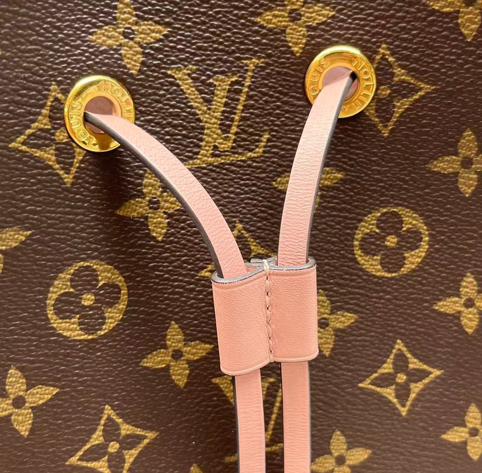 縮圖：LV Monogram Neonoe MM Rose Poudre老花水桶包中號粉紅色
