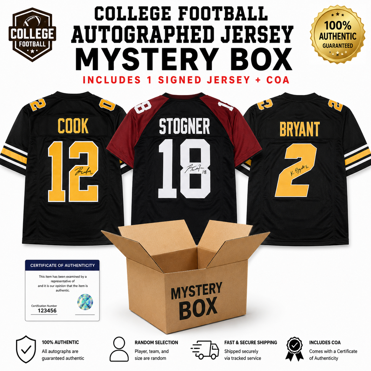 Autographed CFL Signed Jersey Mystery Box