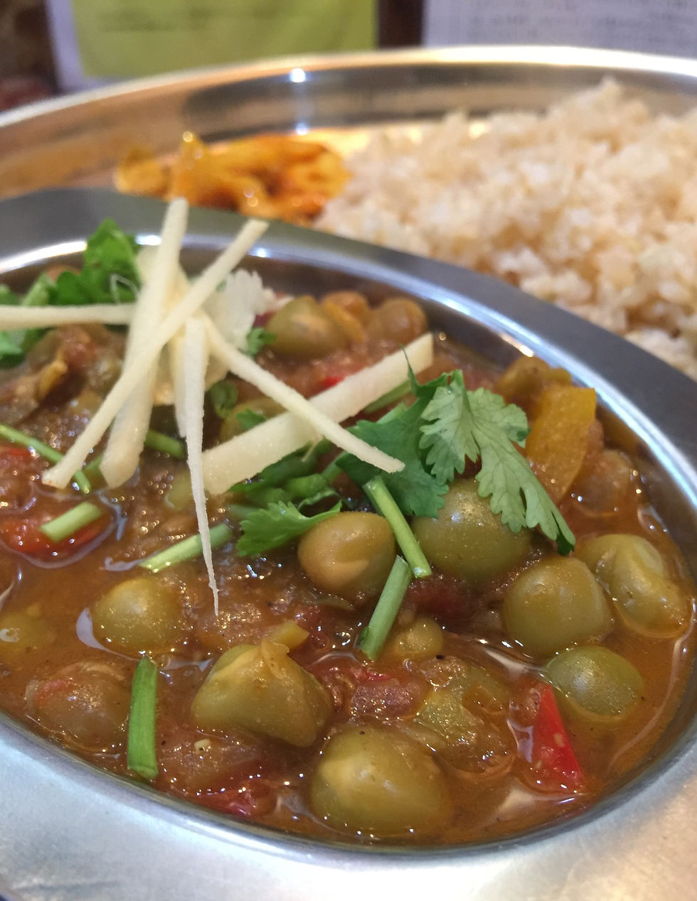 Matar curry @ Sacche's Curry