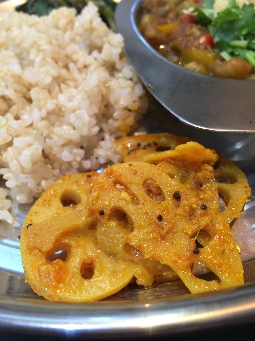 Lotus root achar @ Sachets Curry in Osaka