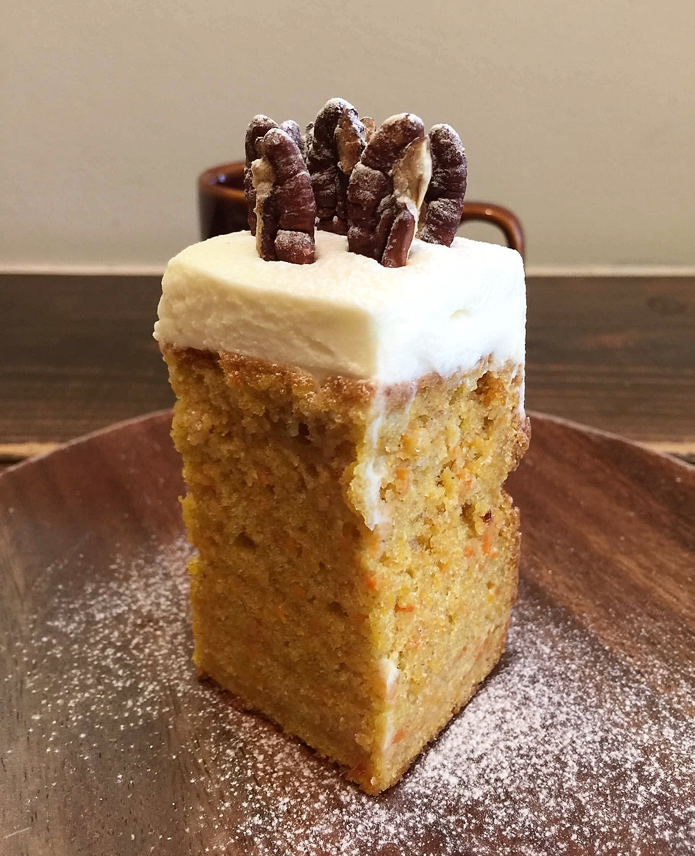 A new carrot cake at ZiZi Bake in Osaka