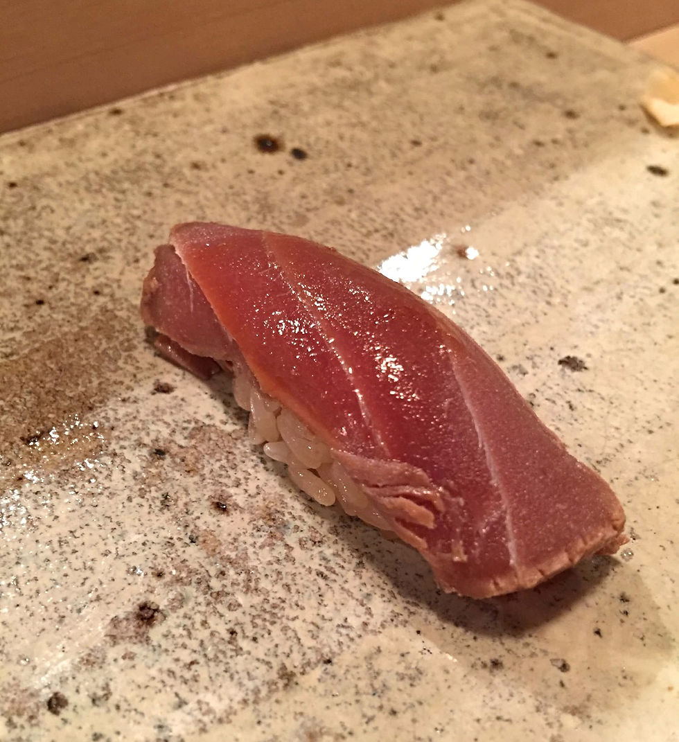 Maguro zuke / Marinated tuna @ Totoya