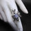 Thumbnail: Star Sapphire, Sterling Silver Ring