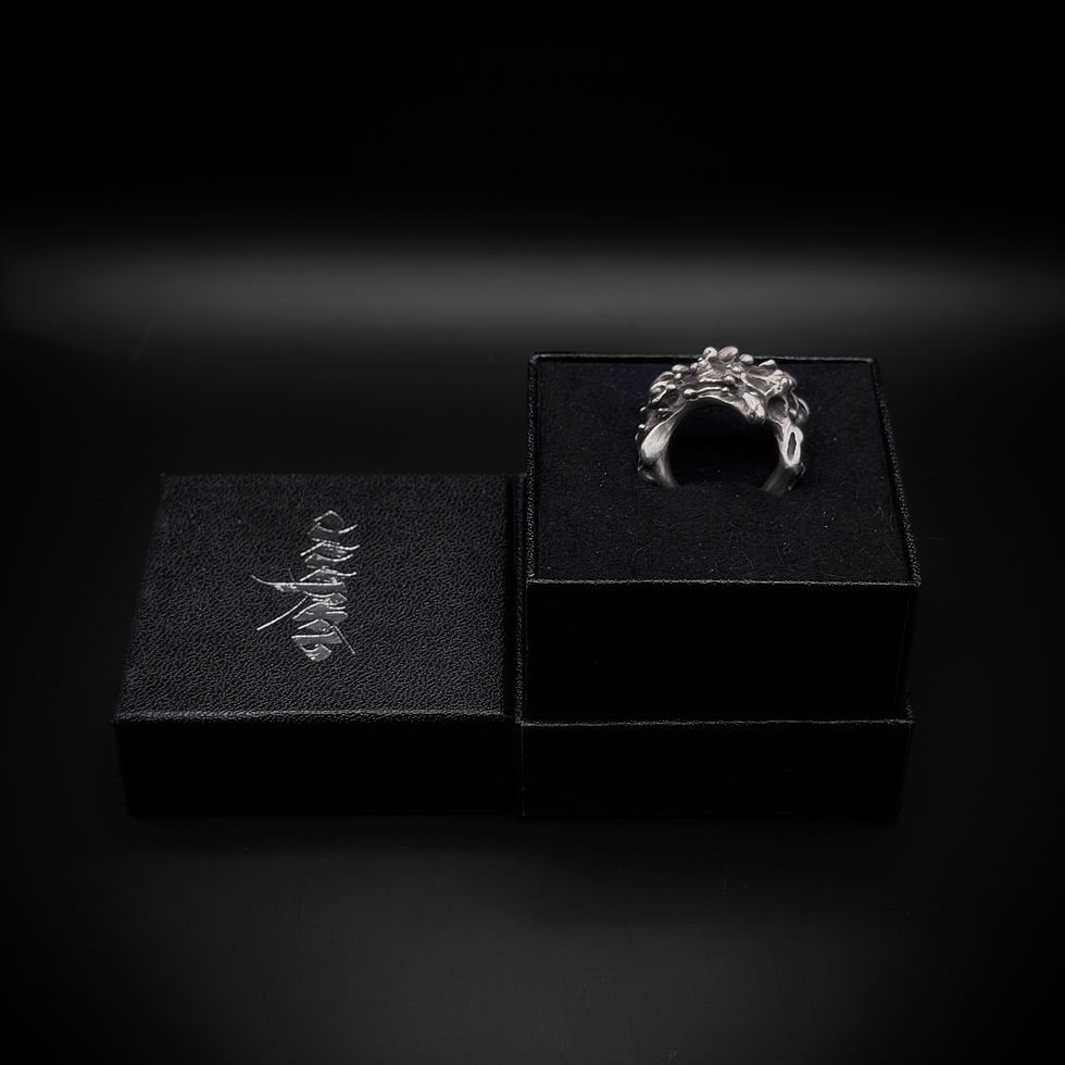 Thumbnail: Amorphous, Sterling Silver Ring