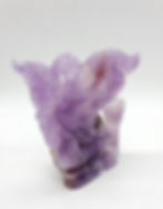 Thumbnail: Amethyst Agate 9 Tail Fox carving