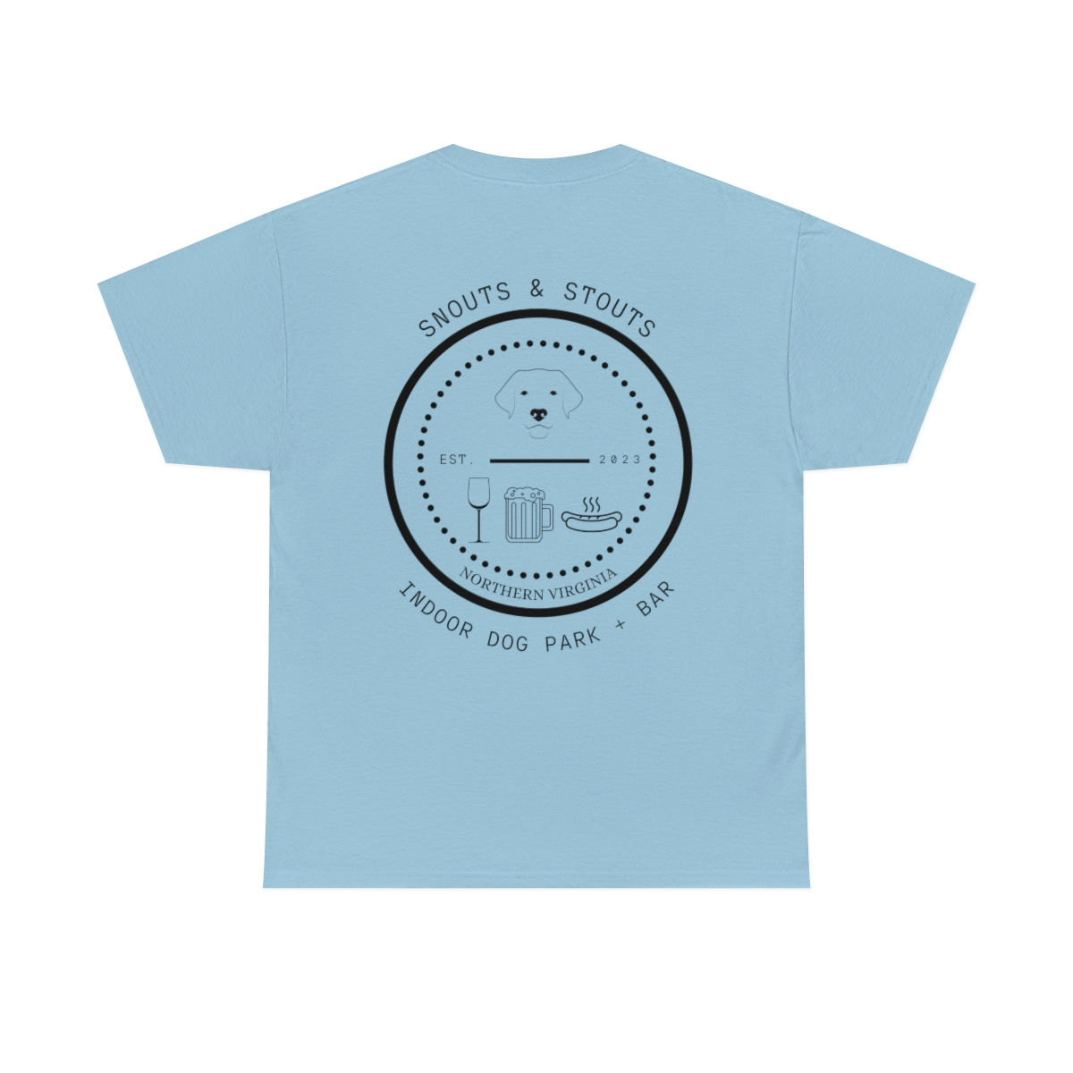 Snouts & Stouts Wine, Beer and Food T-Shirt
