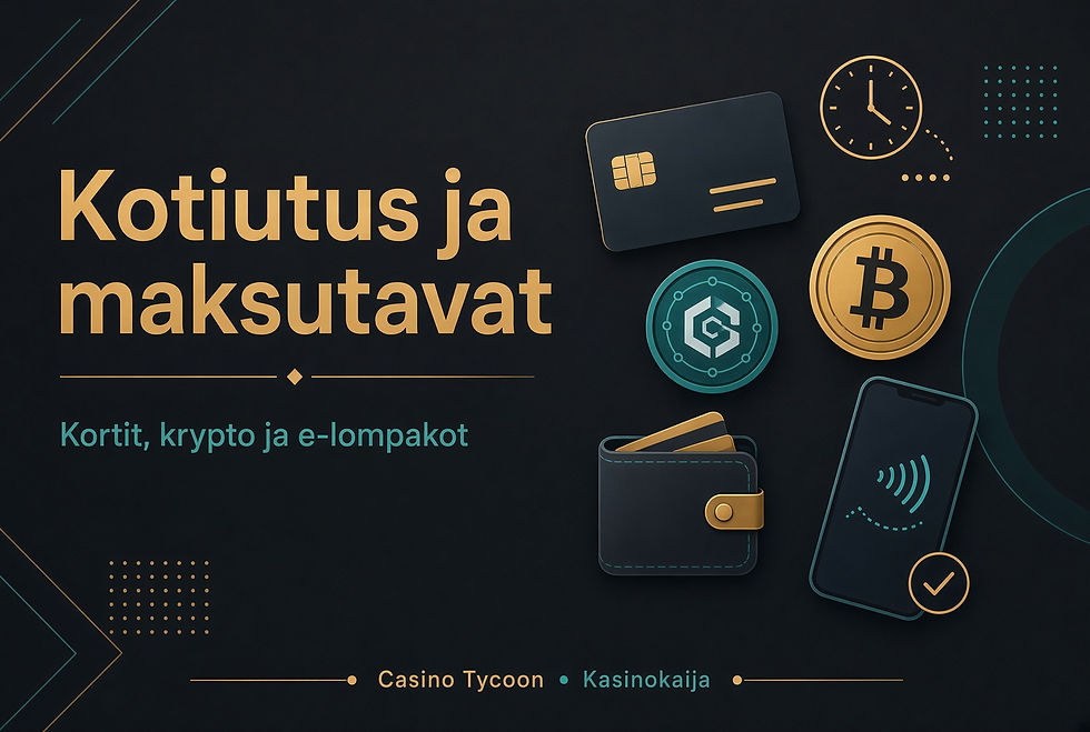 Casino Tycoon kotiutus ja maksutavat