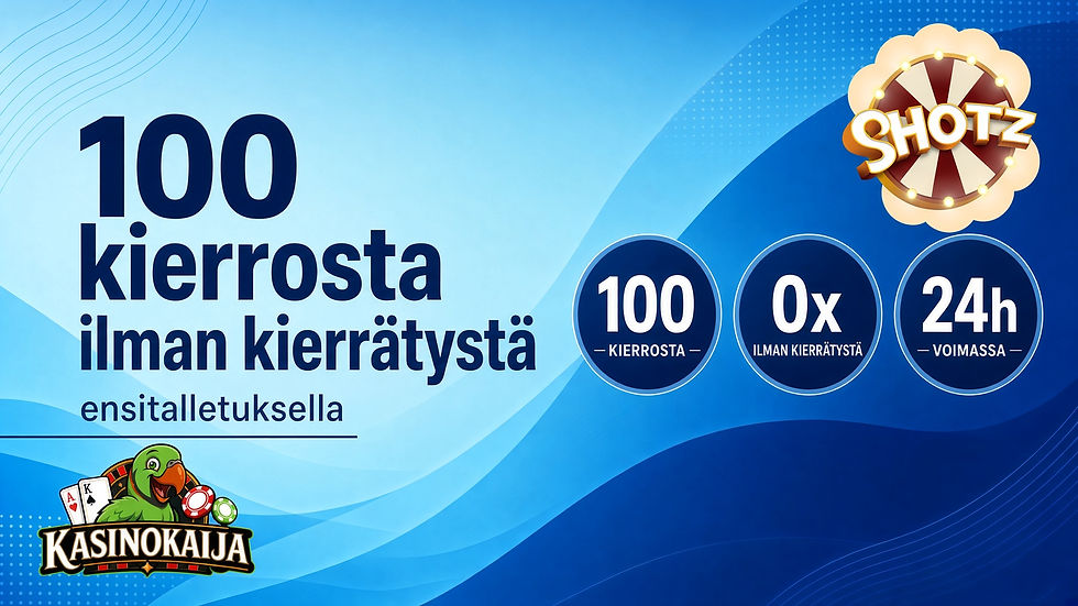 Shotzin suomenkielinen kasinosivu