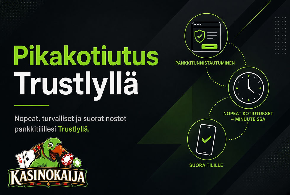 Winz kotiutus Trustlyllä – pikakasino