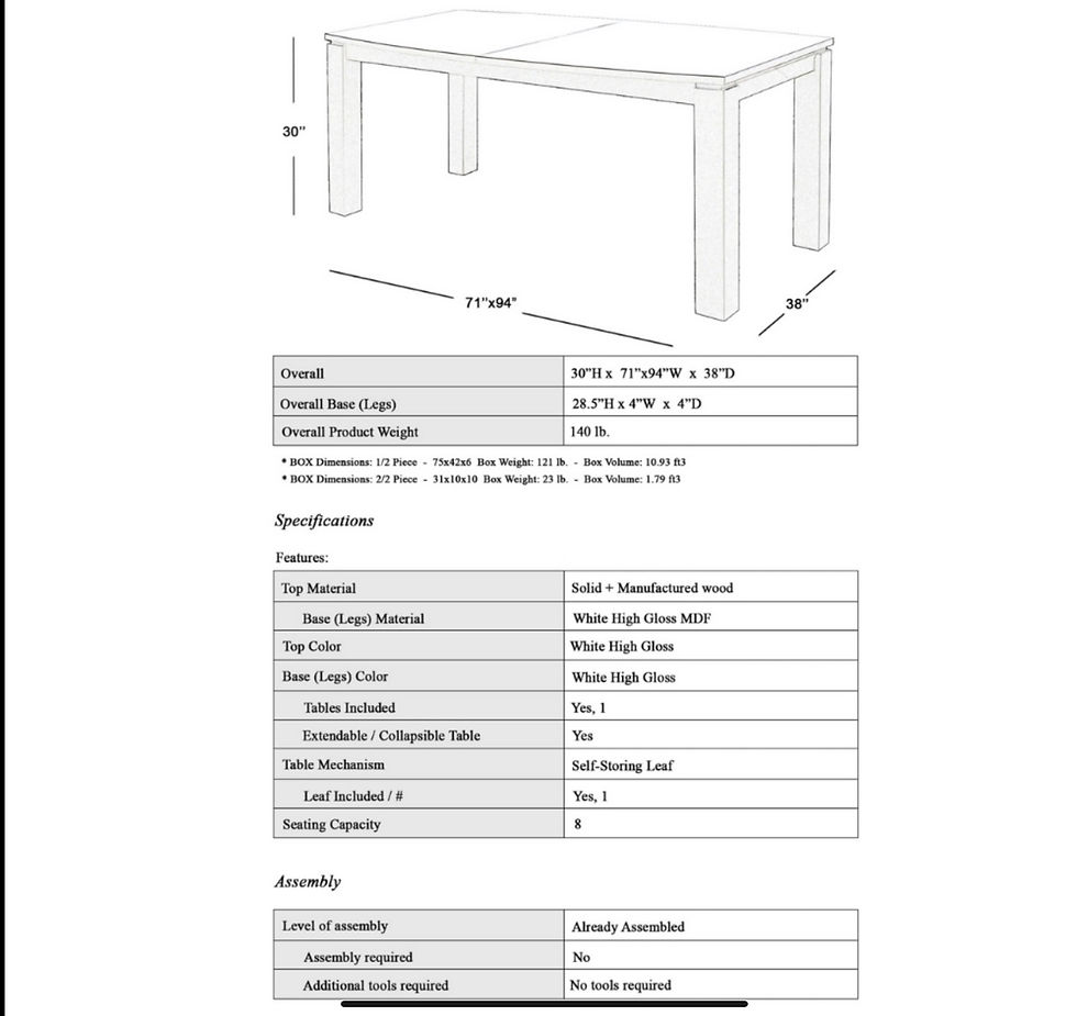 Thumbnail: Dining table