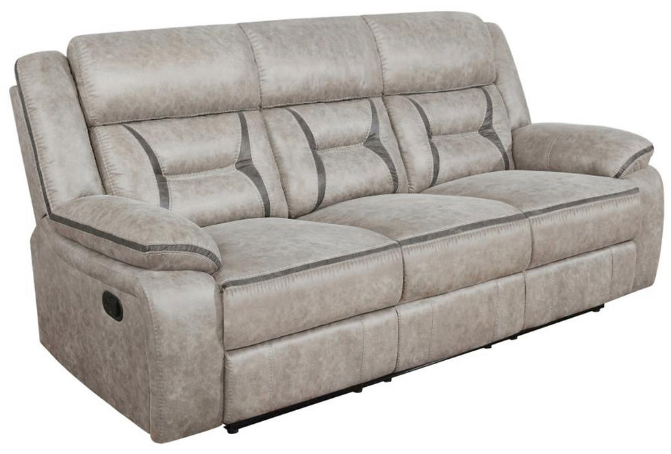 Thumbnail: Upholstered Tufted Back Motion Sofa