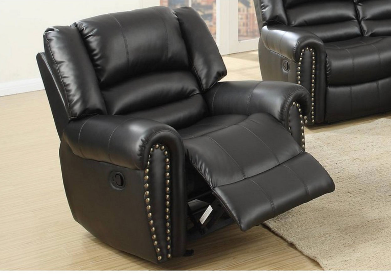 GLIDER RECLINER BLACK