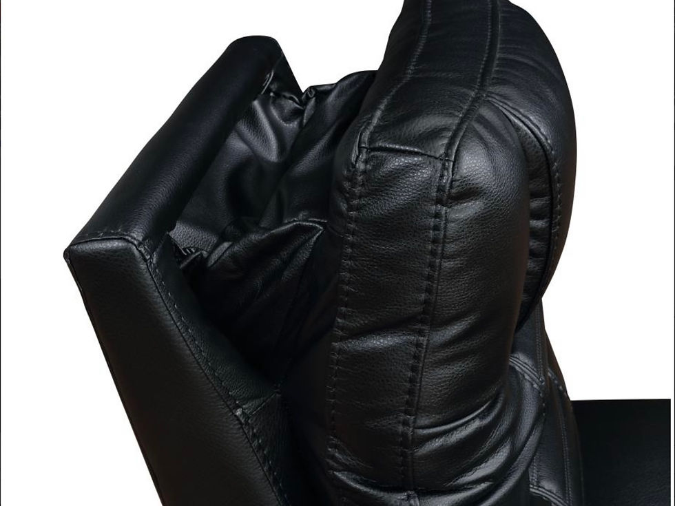 Thumbnail: 7-piece Dual Power Sectional Black