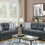 Thumbnail: Sofa set 2pcs AVAILABLE IN BLUE,CHARCOAL,BEIGE