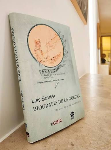 Presentación del libro Biografía de la guerra, de Luis Sarabia, en el Colegio de España