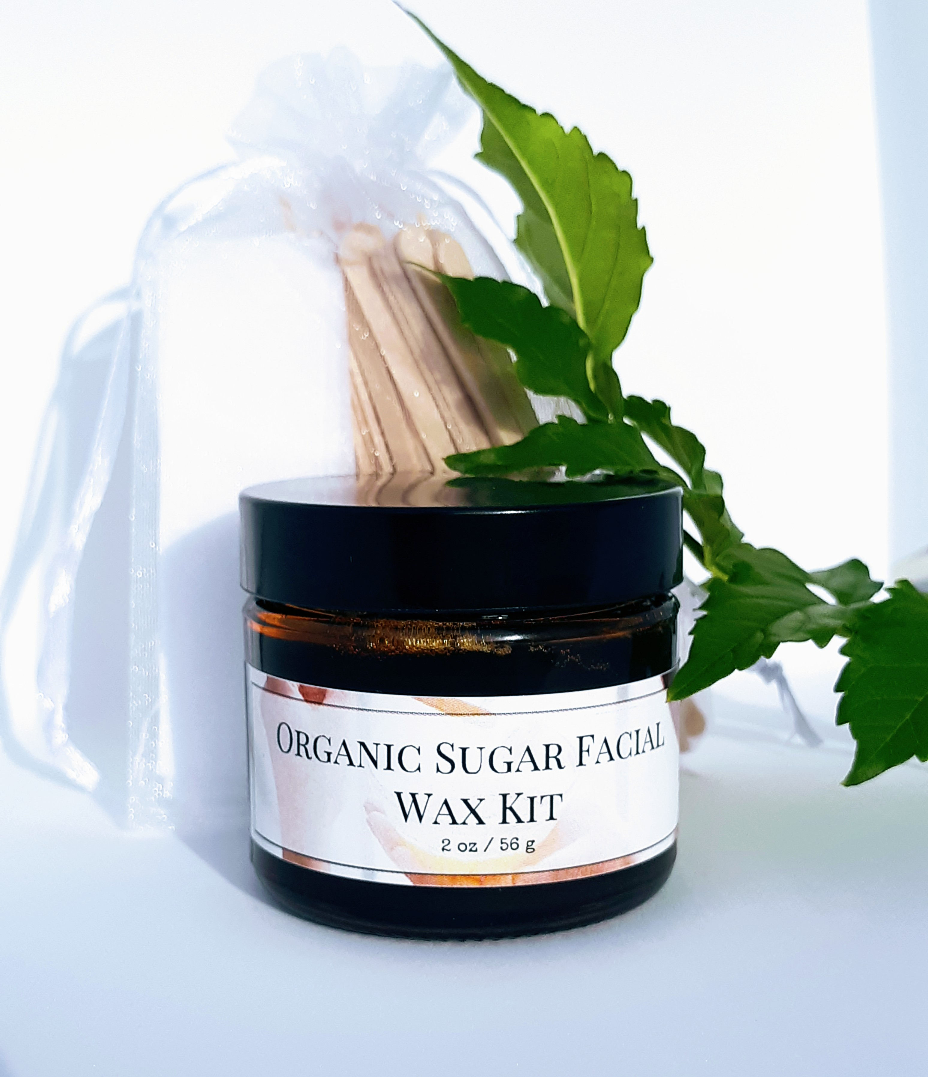 Organic Sugar Wax Face Kit