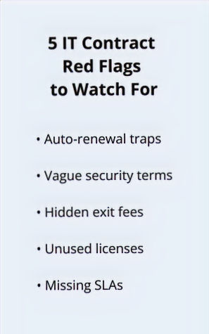 5 IT Contract Red Flags to Watch For
