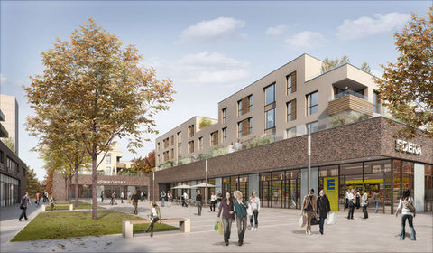 Neubau Wohnen und Gewerbe, Spitzbergenweg, Hamburg