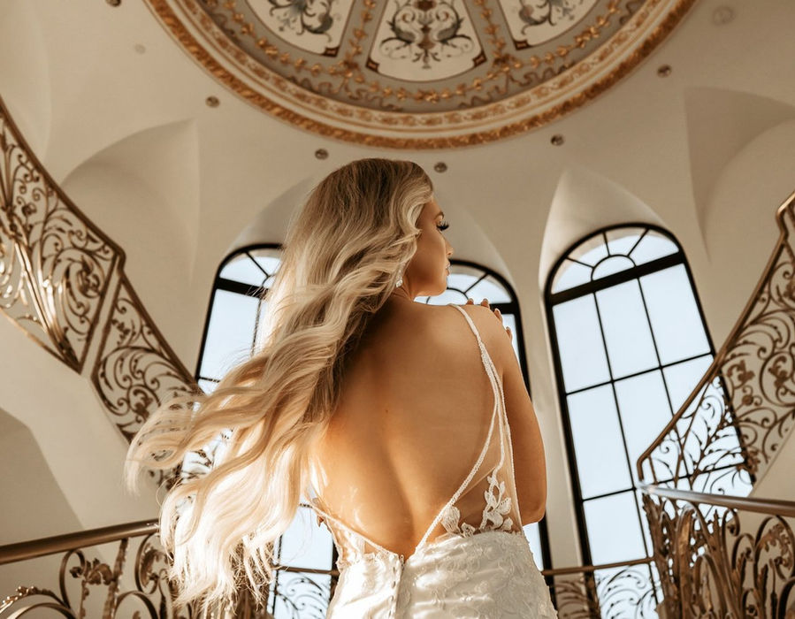 Stella York 7519. Wedding Belles Love, Fitted Lace Floral Wedding Dress, Staffordshire Bridal Boutique, Wedding Dresses Stoke On Trent, Wedding Dresses Newcastle Under Lyme