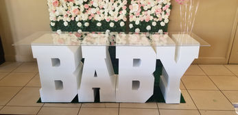 BABY 3D TABLE WITH ACRYLIC TOP