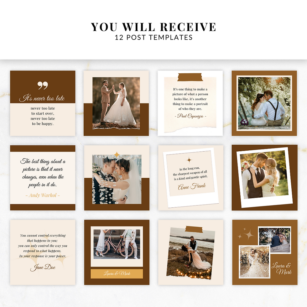 Thumbnail: Photography Instagram Posts, Premade Canva Instagram Posts, Photography Instagram Templates