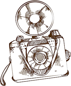 Professional DSLR camera with lens setup for wedding, portrait, and event photography at Luminary Prism Photography