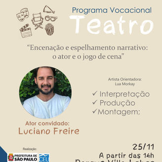 Programa Vocacional Teatro no Parque Villa-Lobos