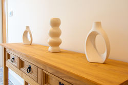 Decorative Ornaments on Sideboard in Entrance Hall