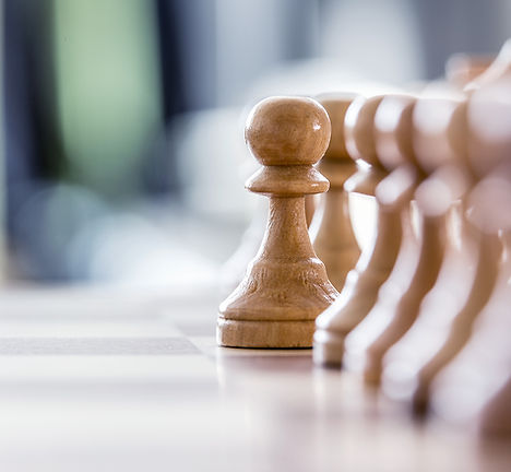 Chess Pawns Close-Up