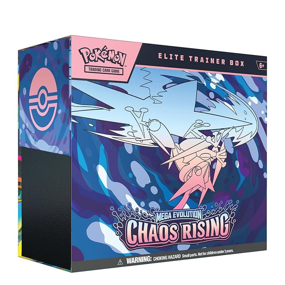 Pokemon Chaos Rising Elite Trainer Box collectible trading card item