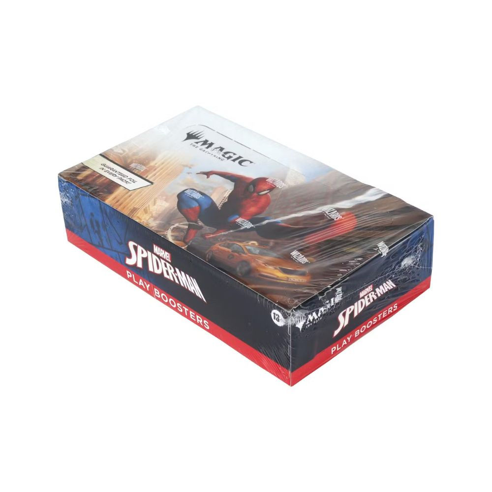 mtg marvel’s spider-man play booster box factory sealed 30 packs