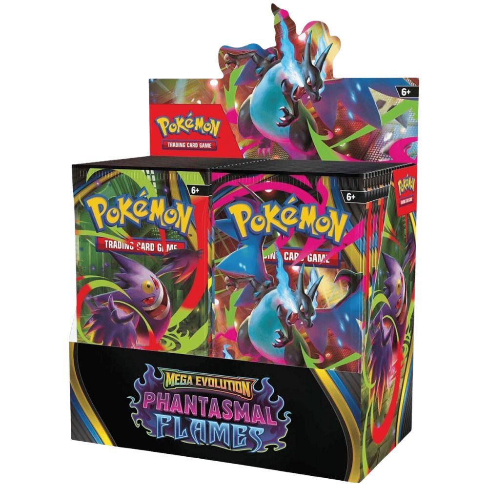 Pokemon Mega Evolutions Phantasmal Flames Booster Box ME02 sealed booster box Pokemon TCG