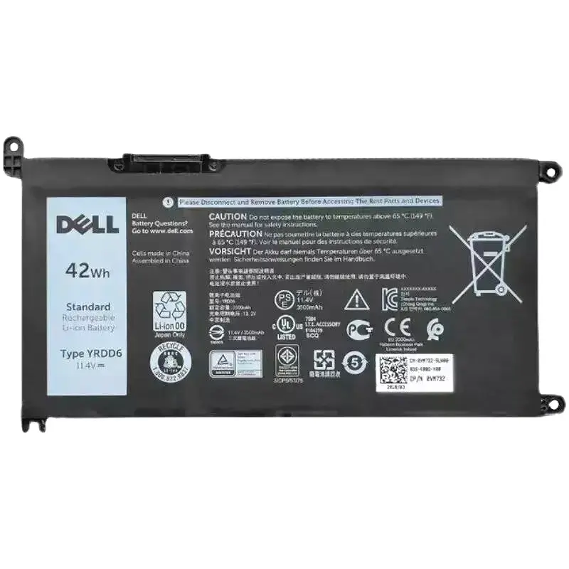 OEM 42WH 0VM732 Battery For DELL Inspiron 3000 5000 7000 7586 Series
