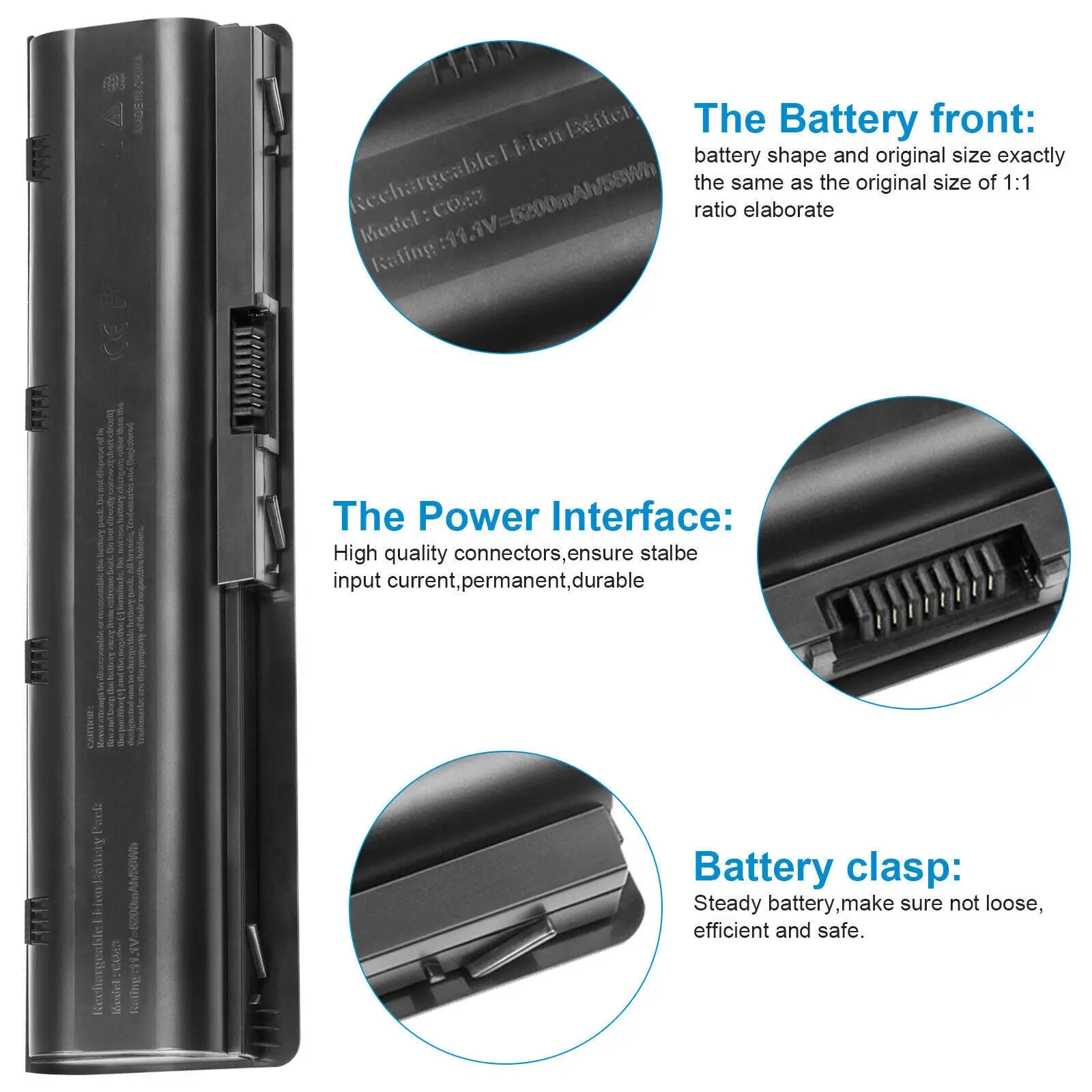 HP Laptop Battery MU06 593553-001 586028-222 CQ32 CQ42 CQ43 dm4 g4 g6 g7