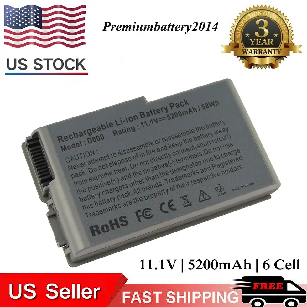 Battery pack with text: Premiumbattery2014, 3, US STOCK, 11.1V, 6 Cell.