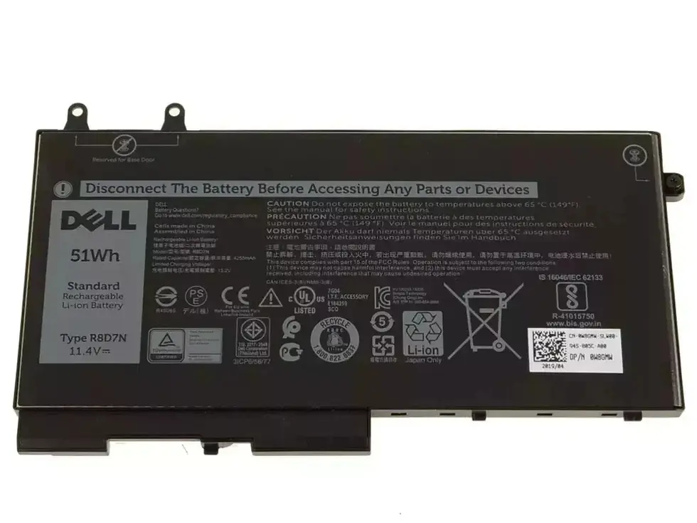 Dell laptop battery, warning labels visible, B31N1915 Battery For Asus ExpertBook B1 B1400CEAE B1500CEAE L1 L1400CDA.