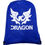 Thumbnail: Blue DRAGON drawstring bag