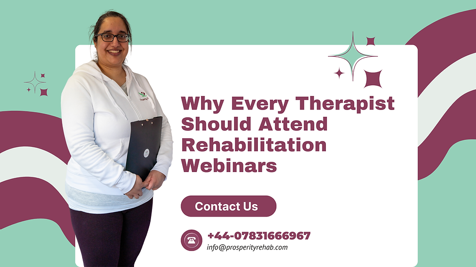 Rehabilitation Webinars