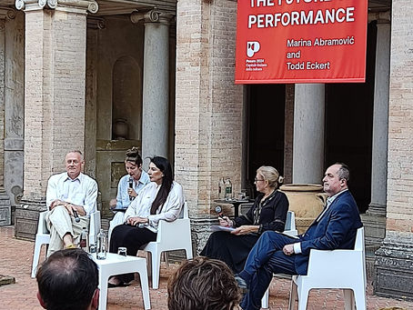 La bellezza in un'opera d'arte sta in ciò che non svela al primo sguardo. Così parlò Marina Abramovic a Villa Imperiale